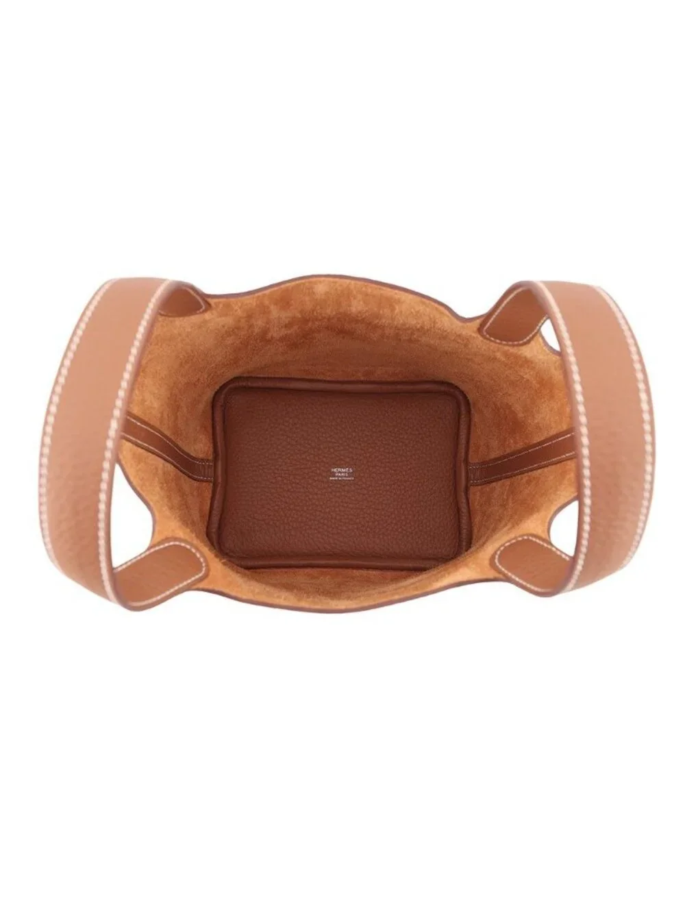 Hermes Handbag Picotin Lock PM Gold Silver Taurillon Clemence